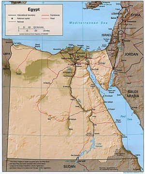 Egypt map